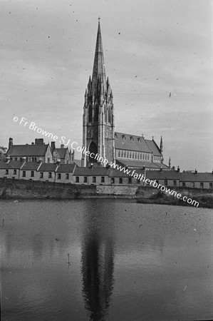 VIEW OF COAST, ST EUGENE'S CATHEDRAL REFLECTED IN WATER